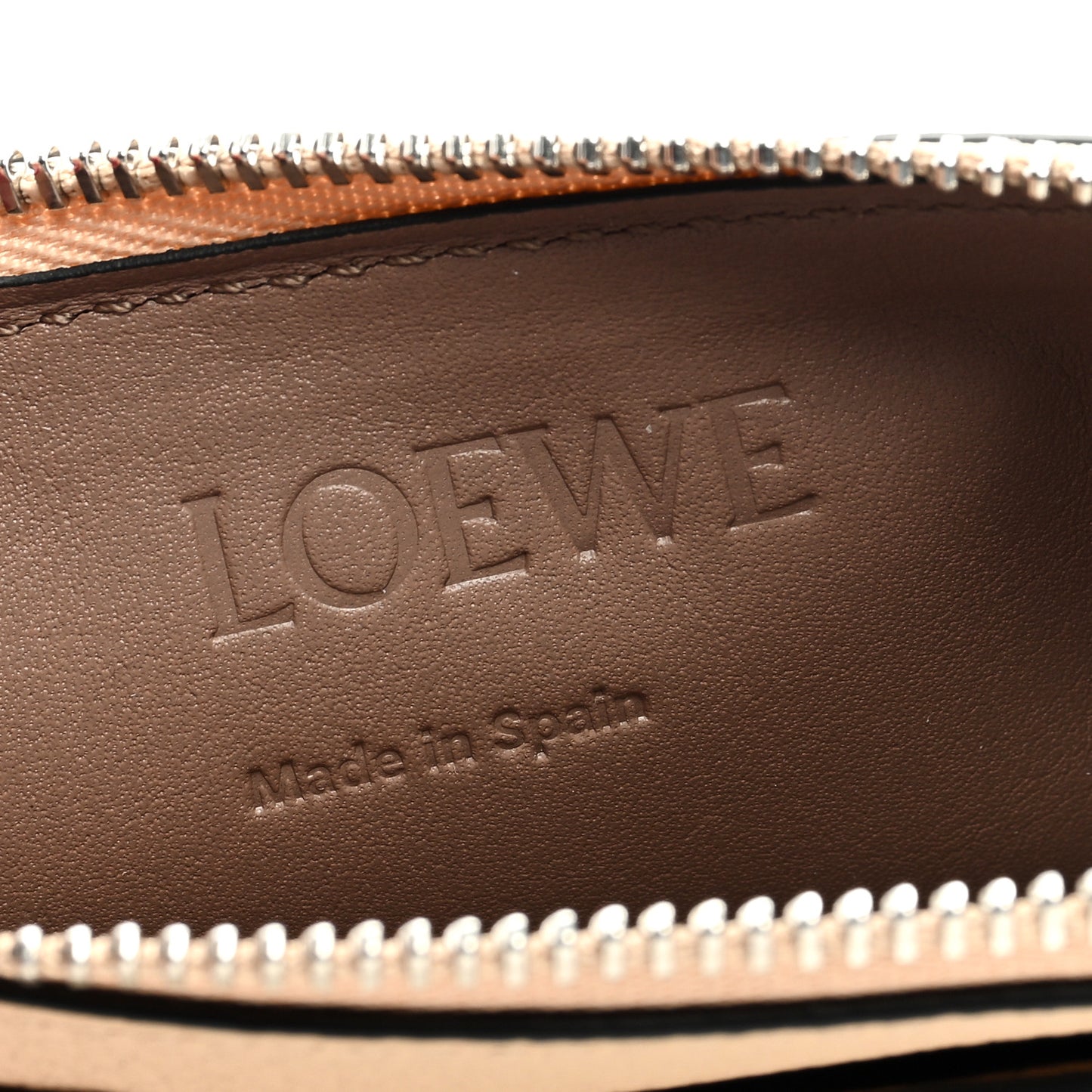 Soft Grained Calfskin Coin Card Holder Nude Citronelle