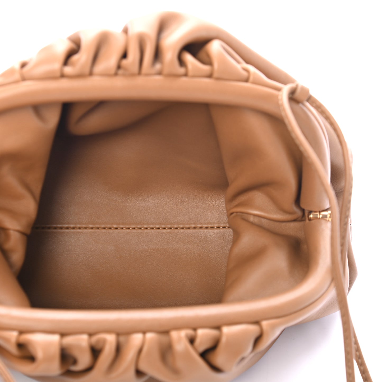 Butter Calfskin The Mini Pouch Cammello