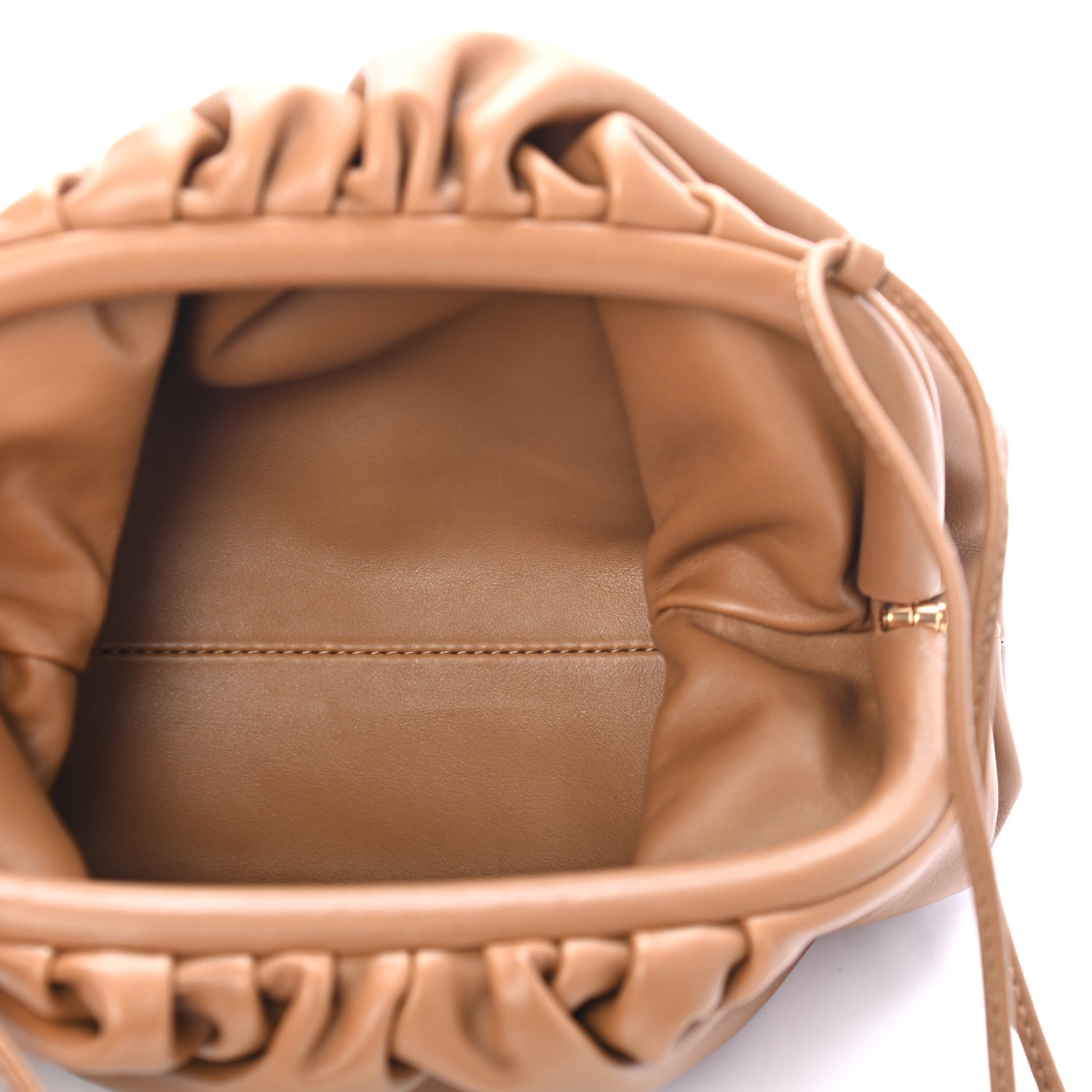 Bottega Veneta Butter Calfskin The Mini Pouch Cammello 4 of 4