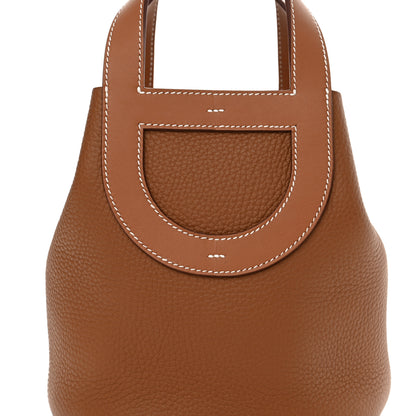 Hermes Taurillon Clemence Swift In-The-Loop 18 Bag Gold 8 of 10