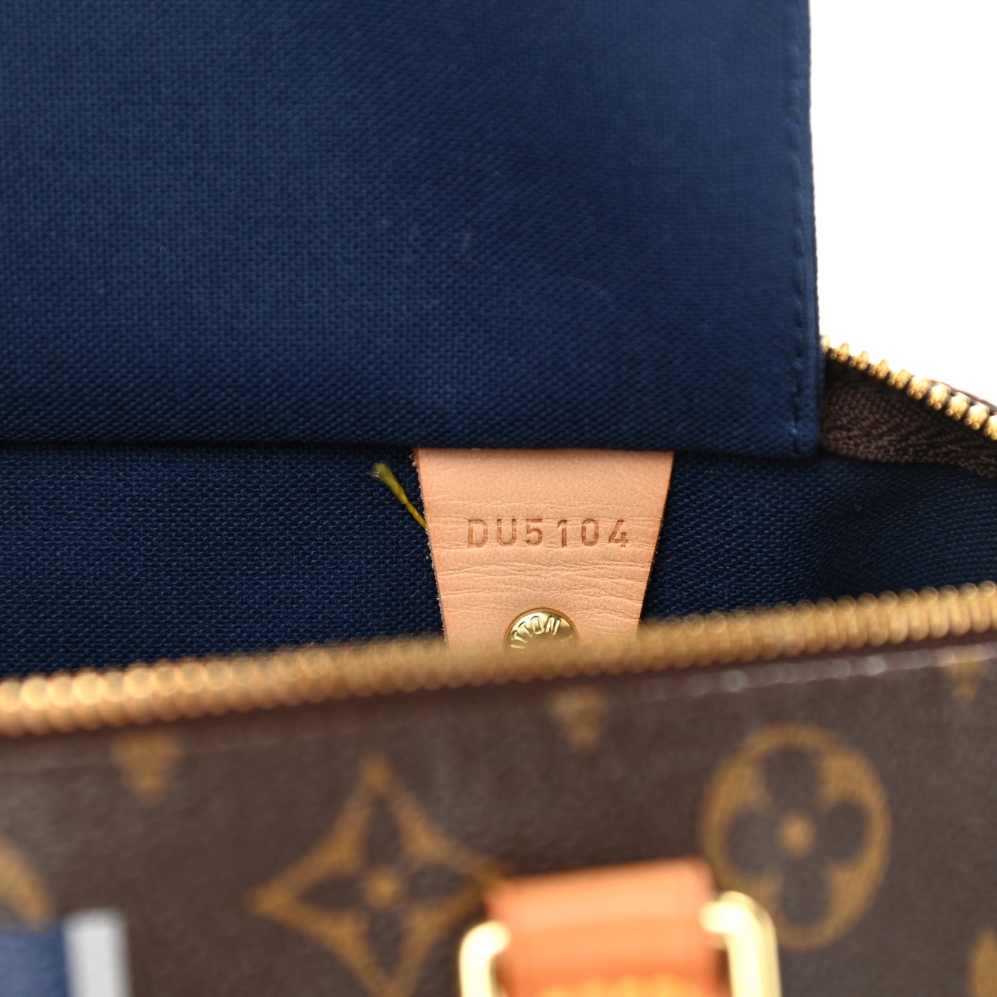 Monogram My LV Heritage Speedy Bandouliere 30 Blue Marine Gris