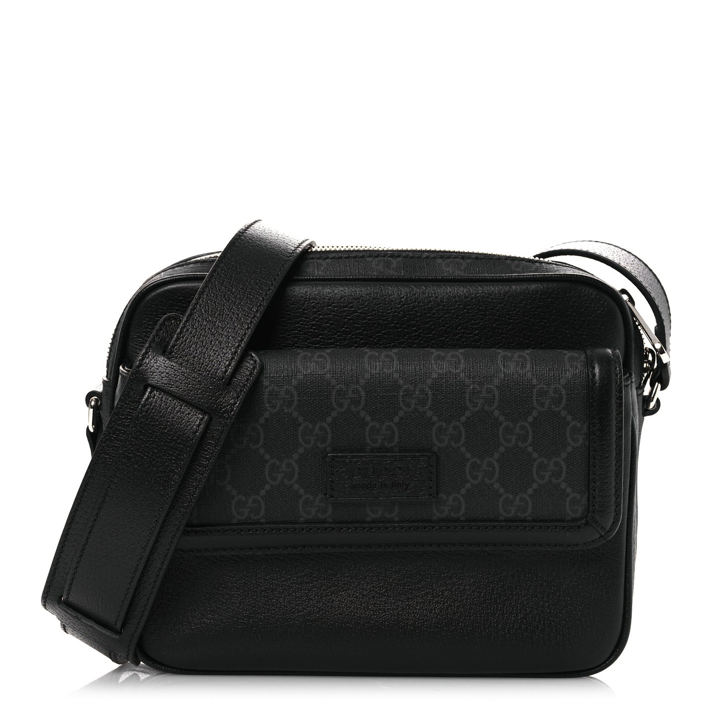 GG Supreme Monogram Small Crossbody Bag Black