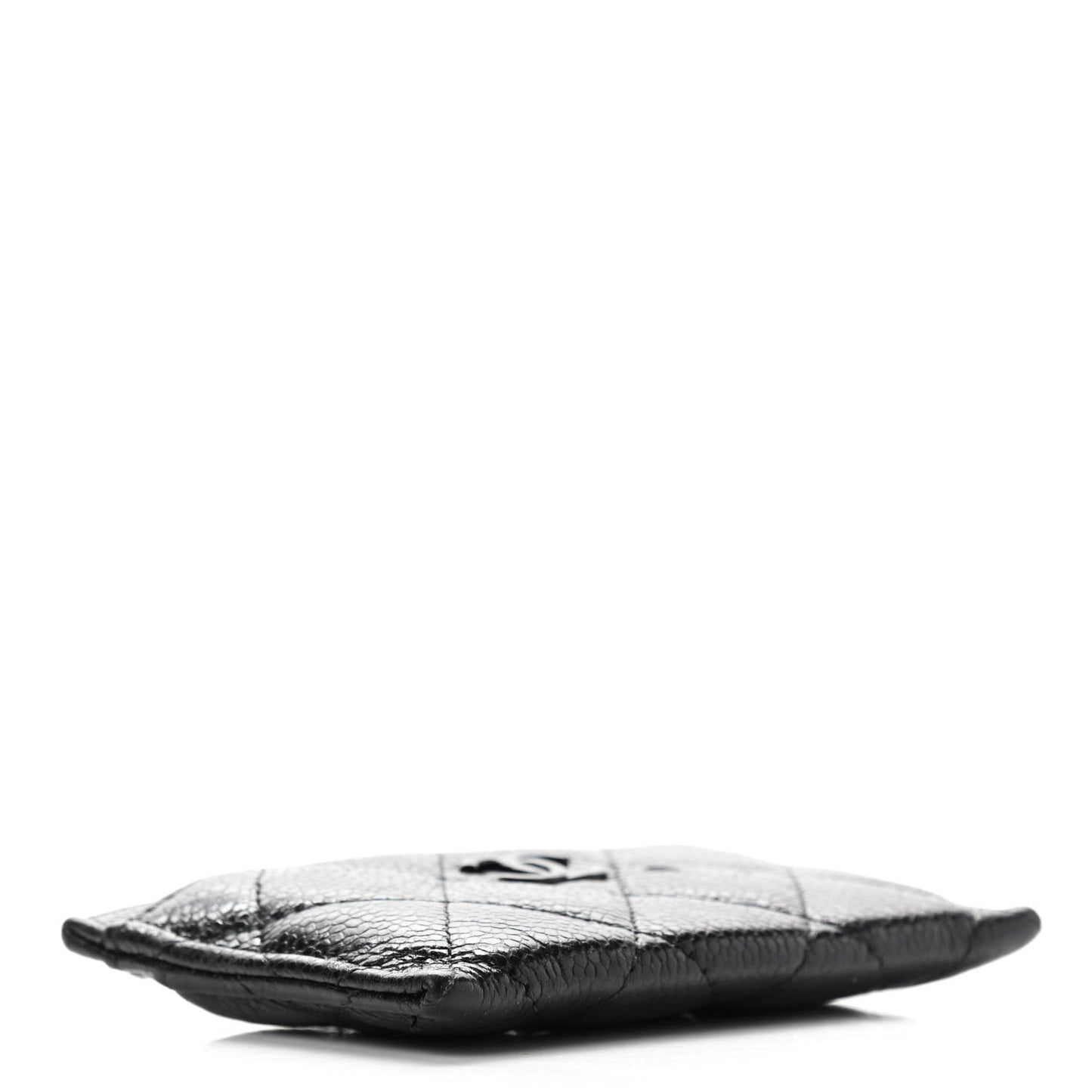 Caviar Quilted Incognito Card Holder Black