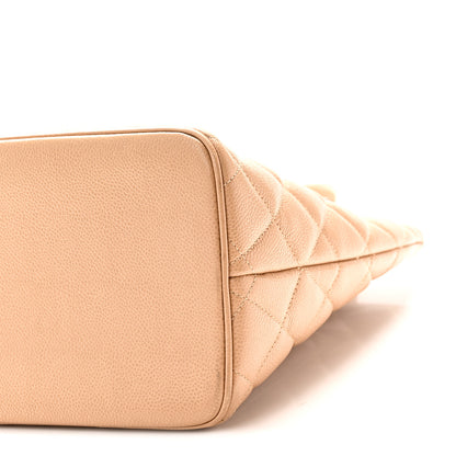 Chanel Caviar Quilted Medallion Tote Beige 10 of 10
