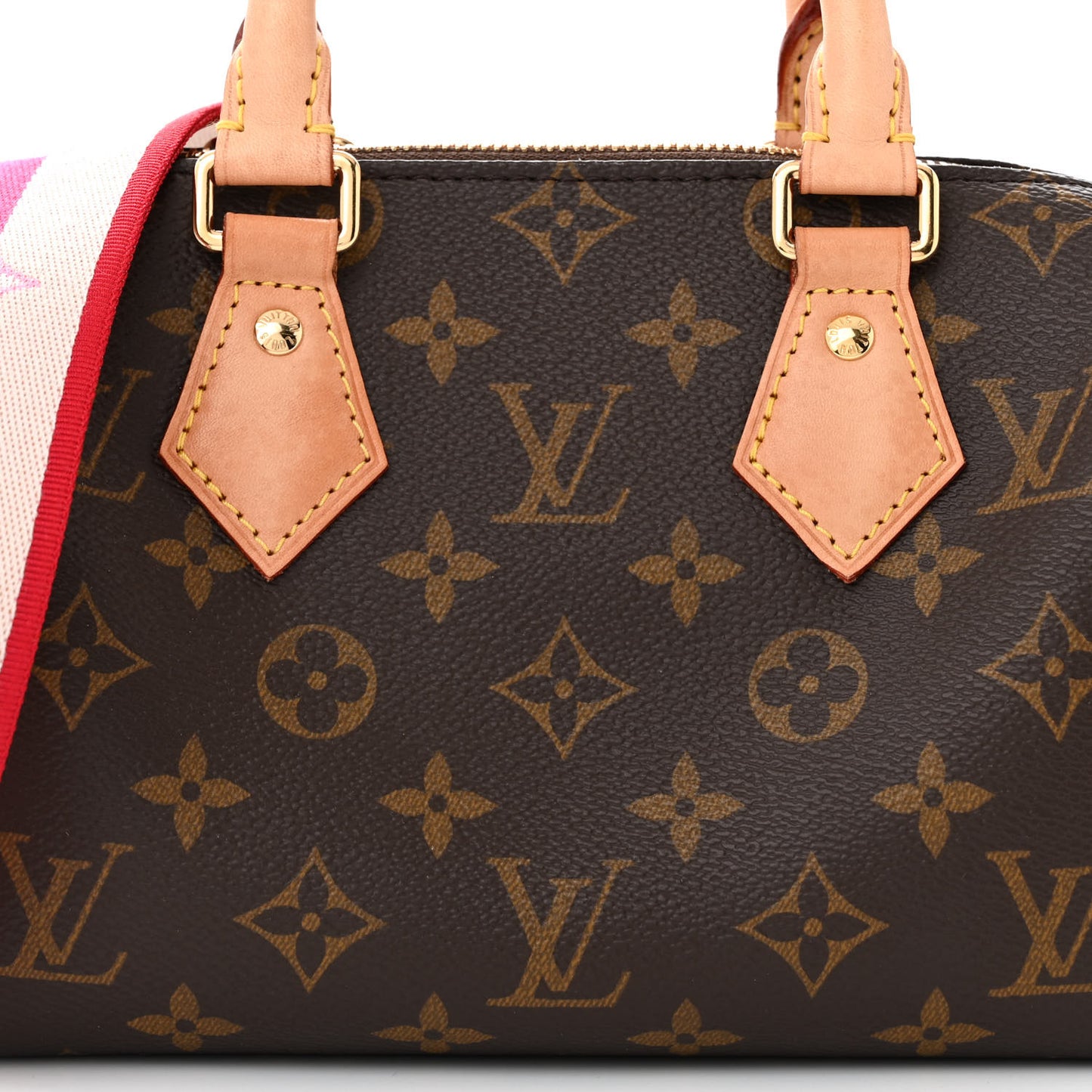 Monogram Speedy Bandouliere 20 Fuchsia