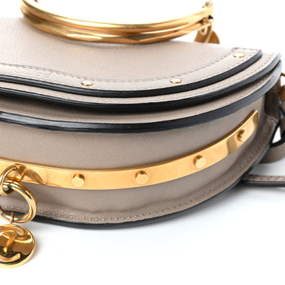Chloe Calfskin Small Nile Bracelet Minaudiere Bag Motty Grey 9 of 9