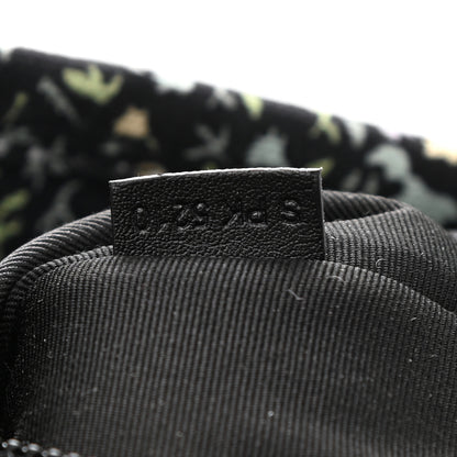 Marc Jacobs Cotton Canvas Floral Print Medium The Traveler Tote Bag Black 7 of 9