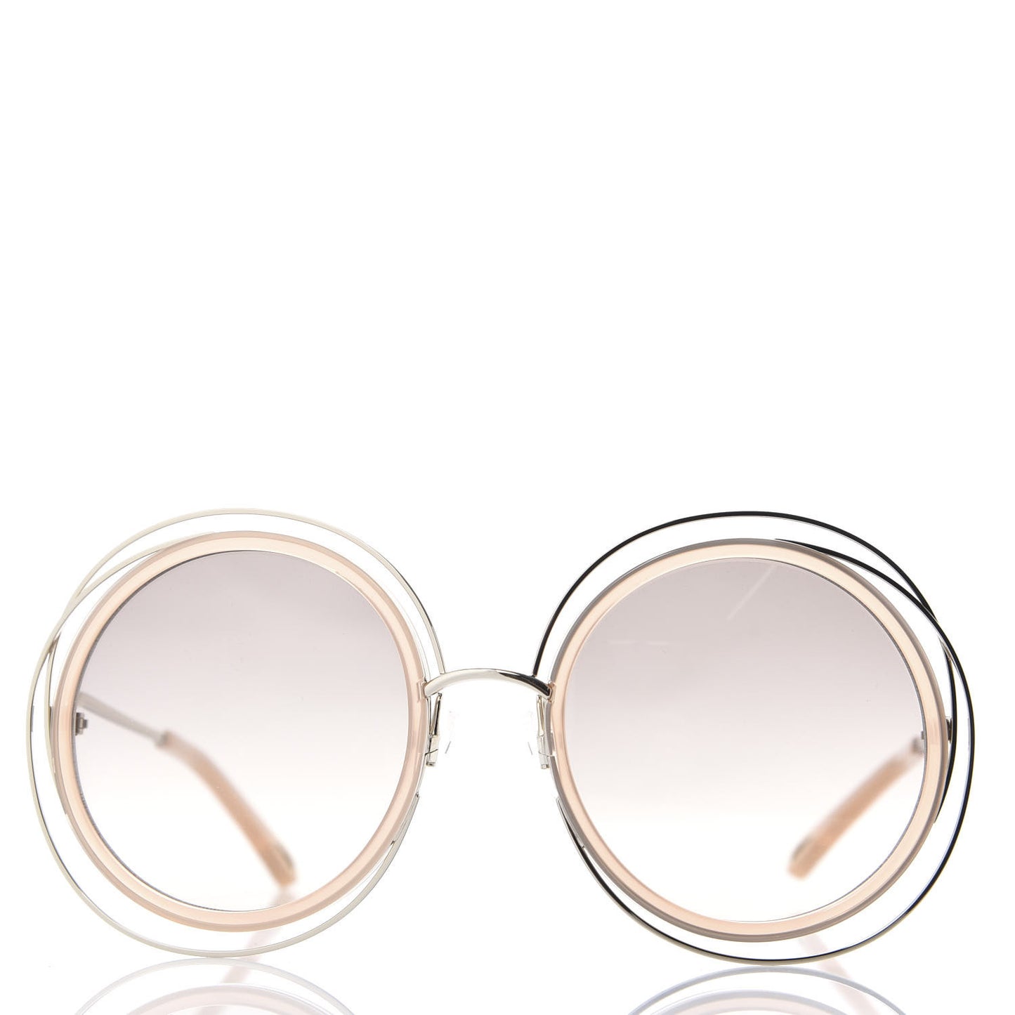 Oversized Round Carlina Sunglasses CE120S Peach Pink