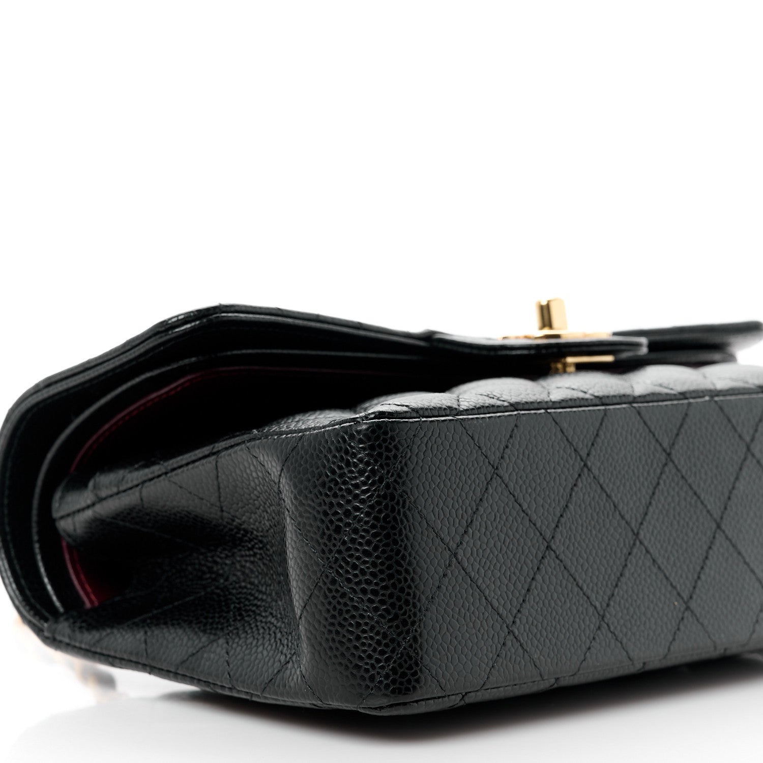 Chanel Caviar Quilted Small Double Flap Black 10 of 11