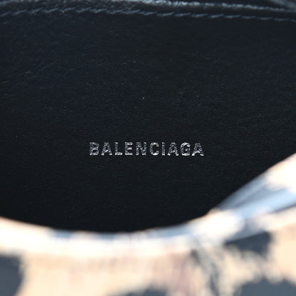 Balenciaga Calfskin Printed Leopard XS Everyday Camera Bag Beige White 6 of 9