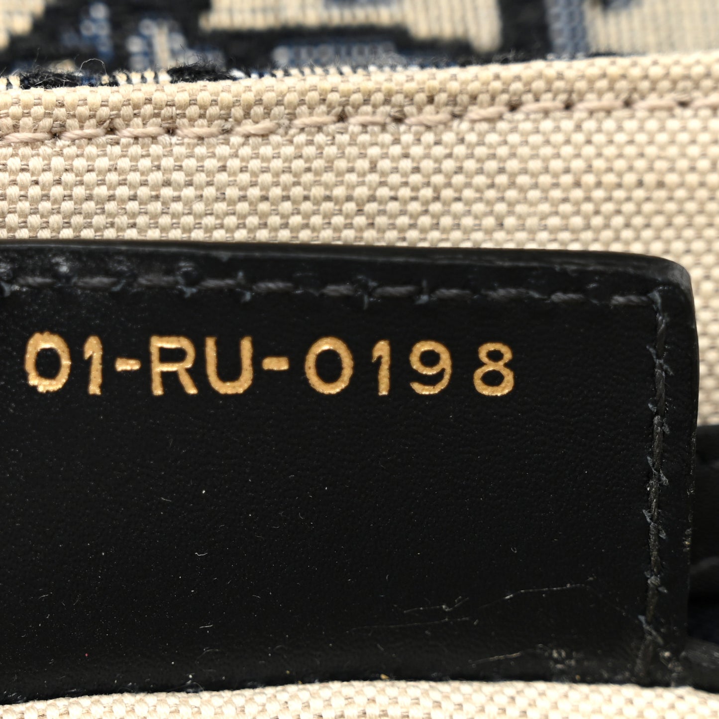 Oblique Saddle Bag Blue