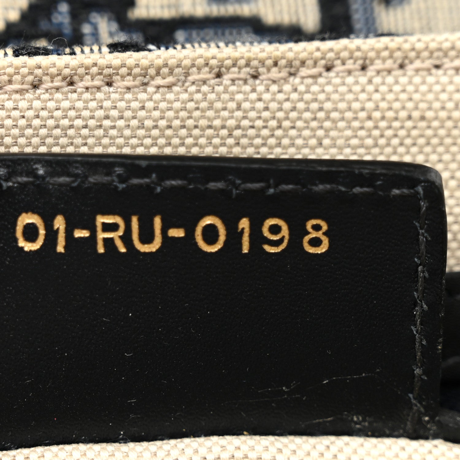 Christian Dior Oblique Saddle Bag Blue 7 of 10