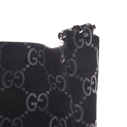 Gucci Suede Guccissima Hobo Black 10 of 10