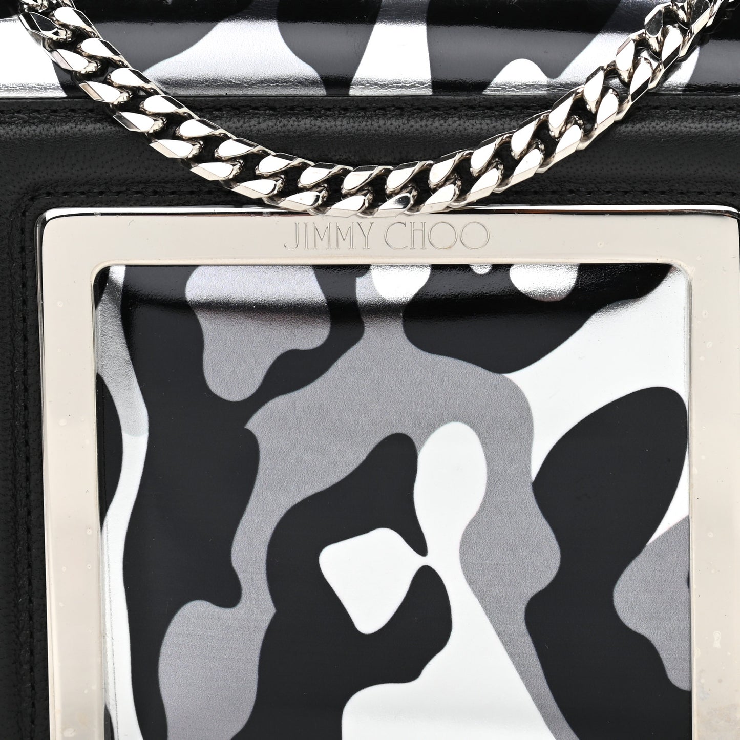 Patent Camoleo Ava Crossbody Bag Steel