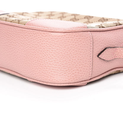 Gucci Monogram Mini Bree Messenger Bag Beige Soft Pink 6 of 9