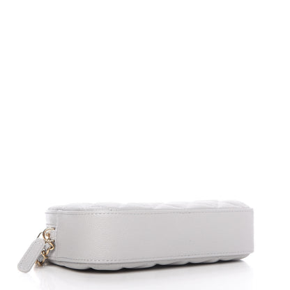 Chanel Caviar Quilted Camera Case Grey 4 of 11