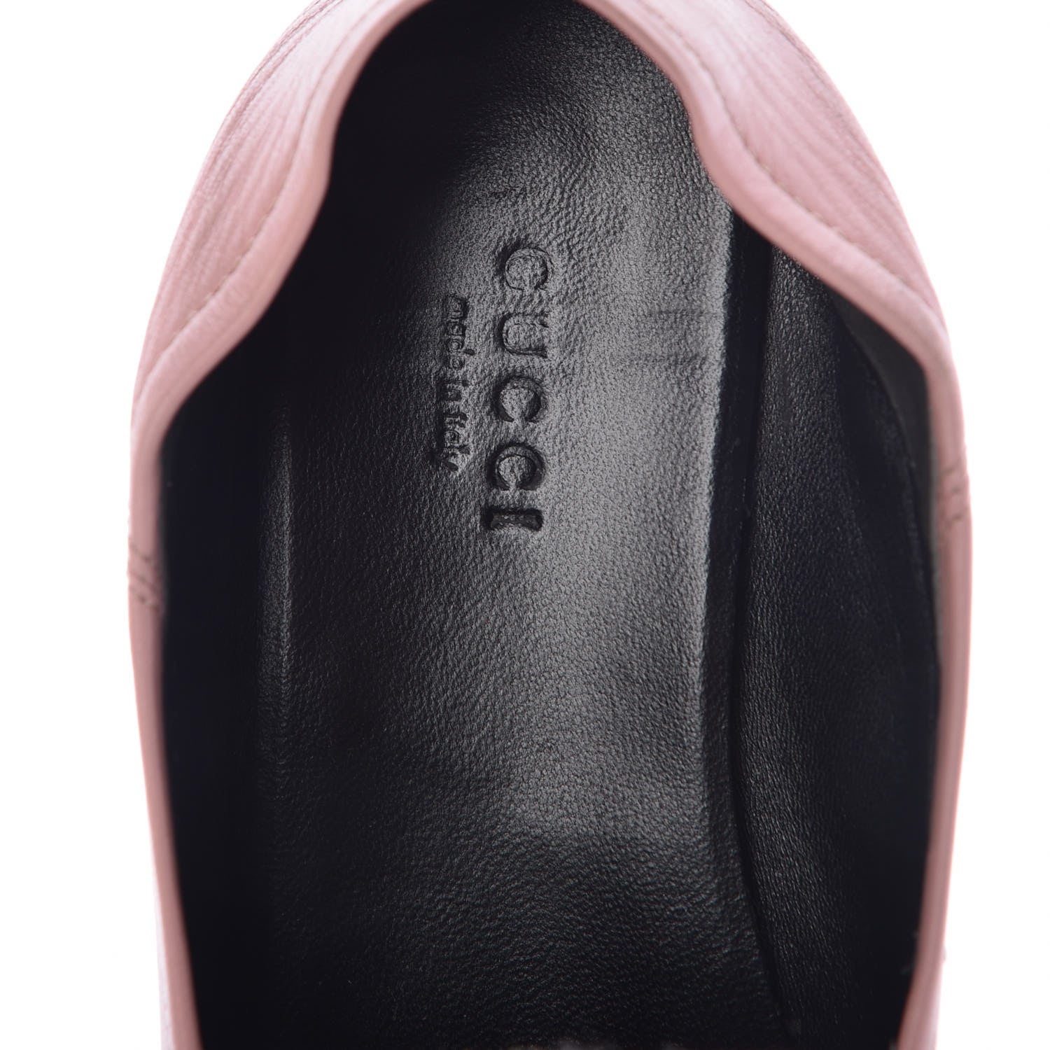 Gucci Lambskin Womens Brixton Horsebit Loafers 37.5 Perfect Pink 9 of 18