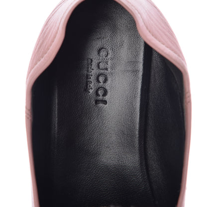 Gucci Lambskin Womens Brixton Horsebit Loafers 37.5 Perfect Pink 9 of 18