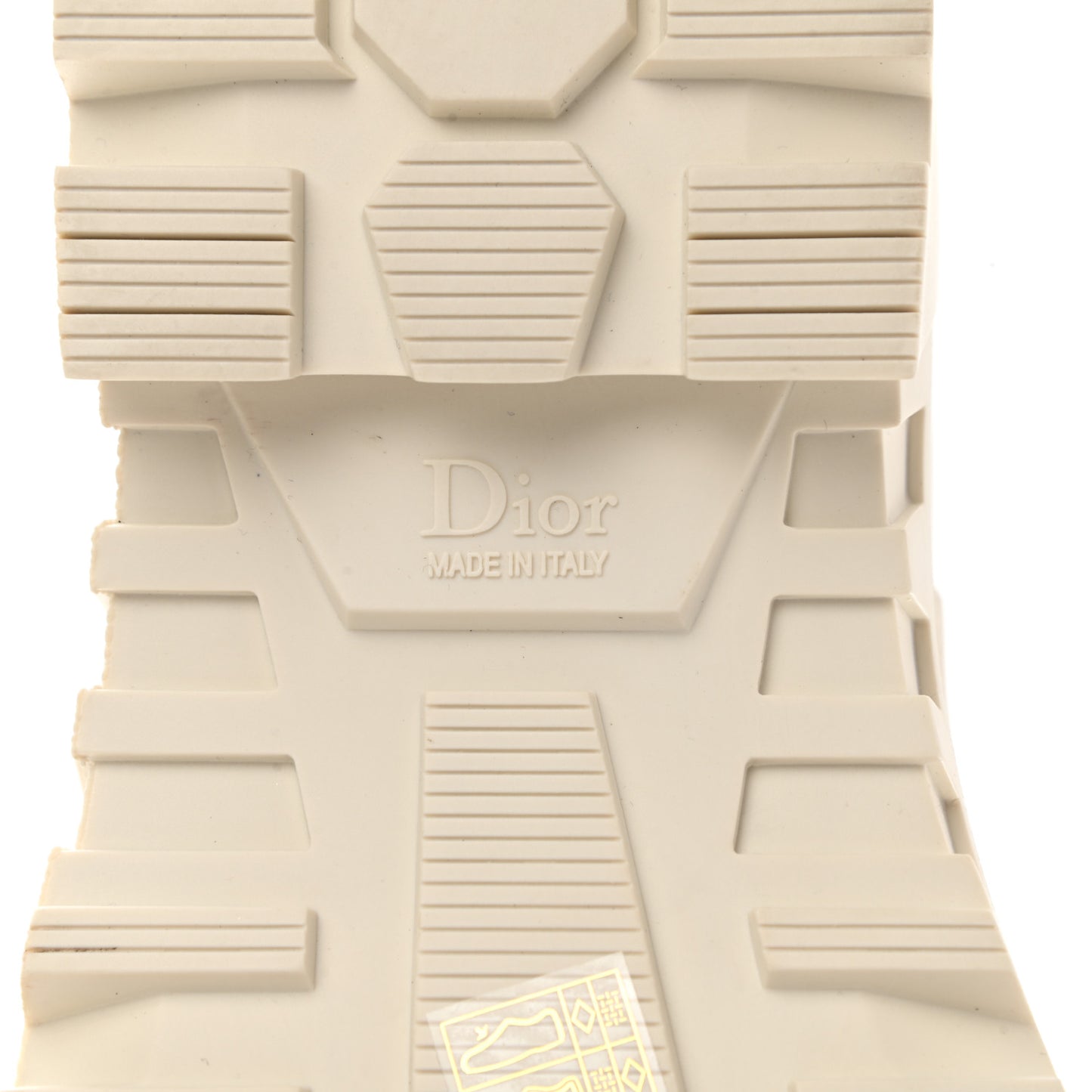 Neoprene Rubber Dior Genesis 30mm Ankle Boots 41 Off White