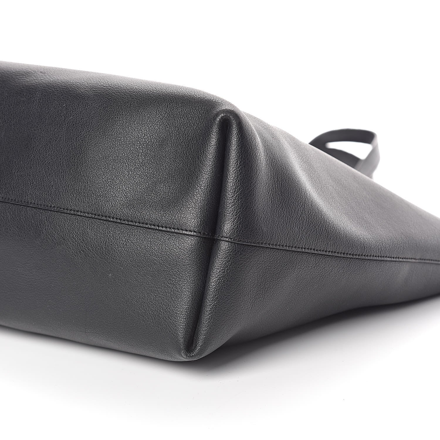 Saint Laurent Calfskin Large Shopping Tote Black 12 of 12