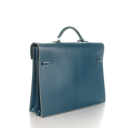 Hermes Box Kelly Depeche 38 Bleu Thalassa 3 of 34