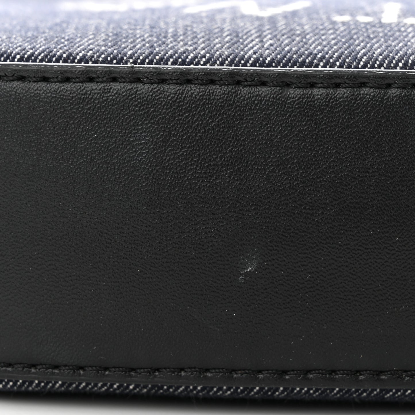 Denim Eco Alter Nappa Studded Logo Camera Bag
