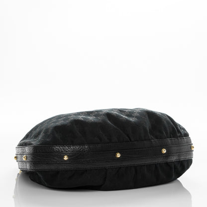 Gucci Monogram Medium Interlocking Hobo Black 4 of 7