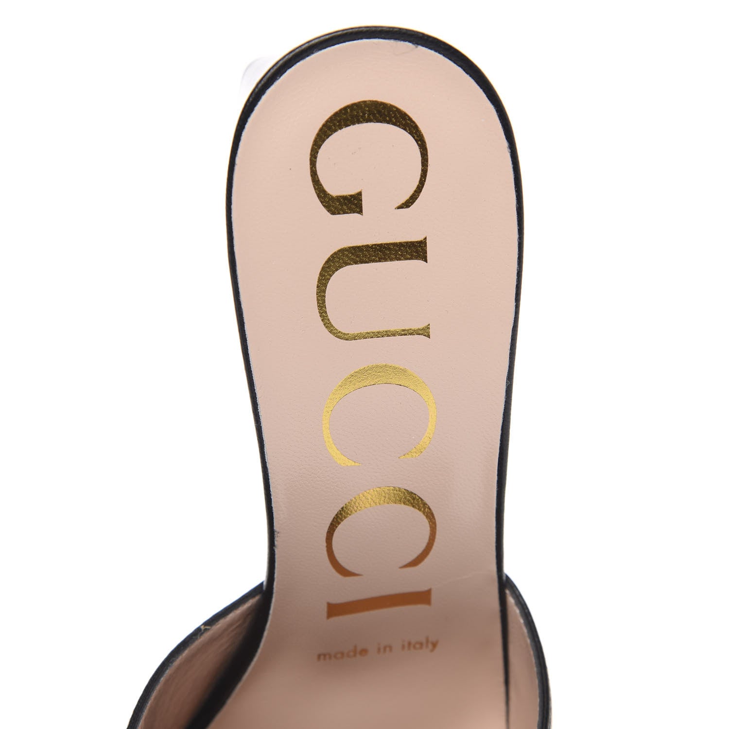 Gucci Malaga Kid Crystal Square G Madelyn Mules 36.5 Black 7 of 9