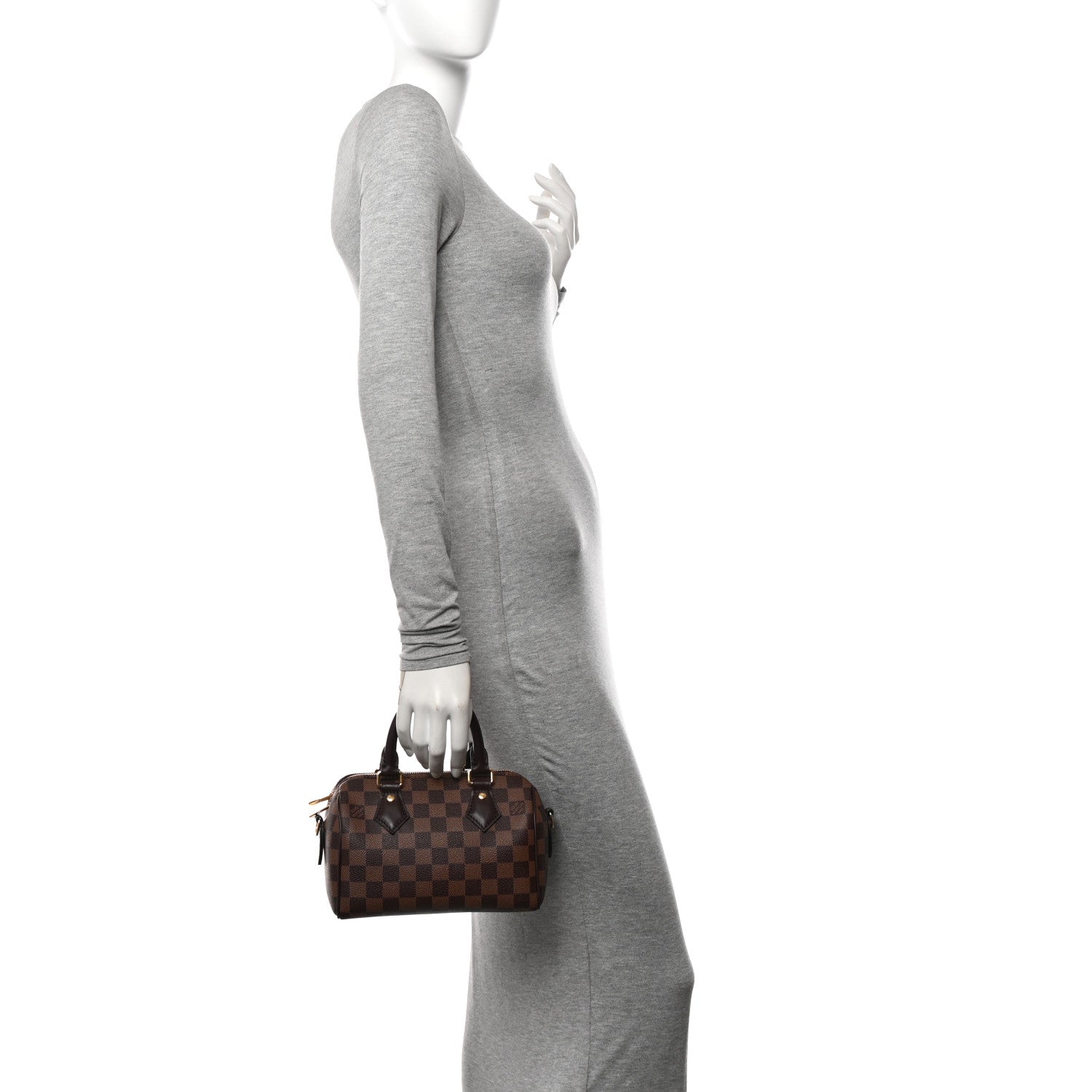 Louis Vuitton Damier Ebene Speedy Bandouliere 20 2 of 10
