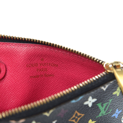 Louis Vuitton Monogram Multicolor Key Pouch Black Grenade 6 of 6