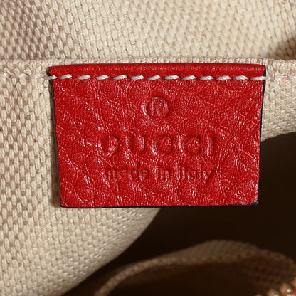 Gucci Pebbled Calfskin Small Soho Disco Bag Tabasco Red 6 of 7
