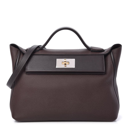 Hermes Togo Swift 24/24 29 Chocolate 1 of 13