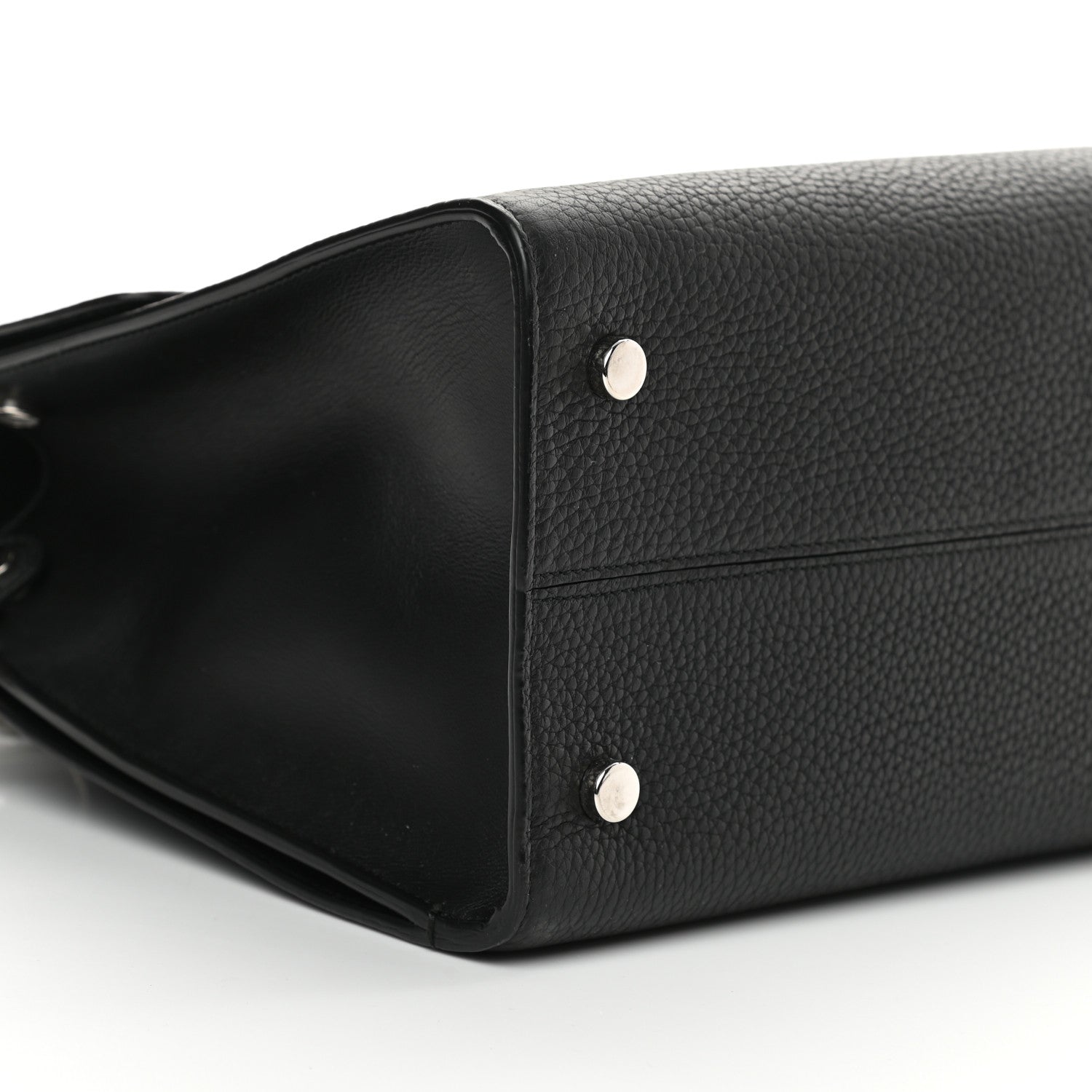 Christian Dior Grained Calfskin Medium Diorever Flap Black 9 of 13
