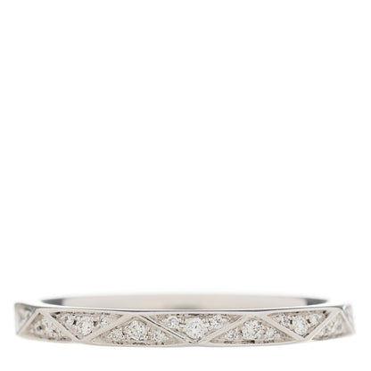 Graff 18K White Gold Diamond Laurence Graff Signature Band Ring 49 5 4 of 7