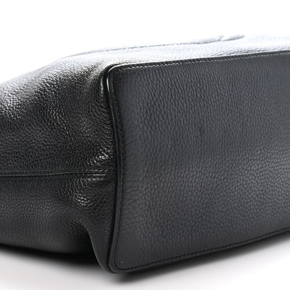 Gucci Pebbled Calfskin Large Soho Hobo Black 11 of 12