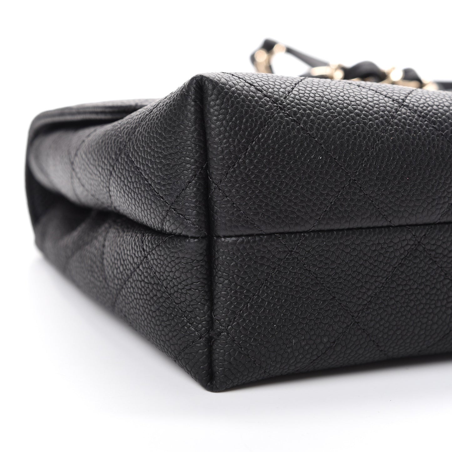 Caviar Quilted City Walk Flap Black