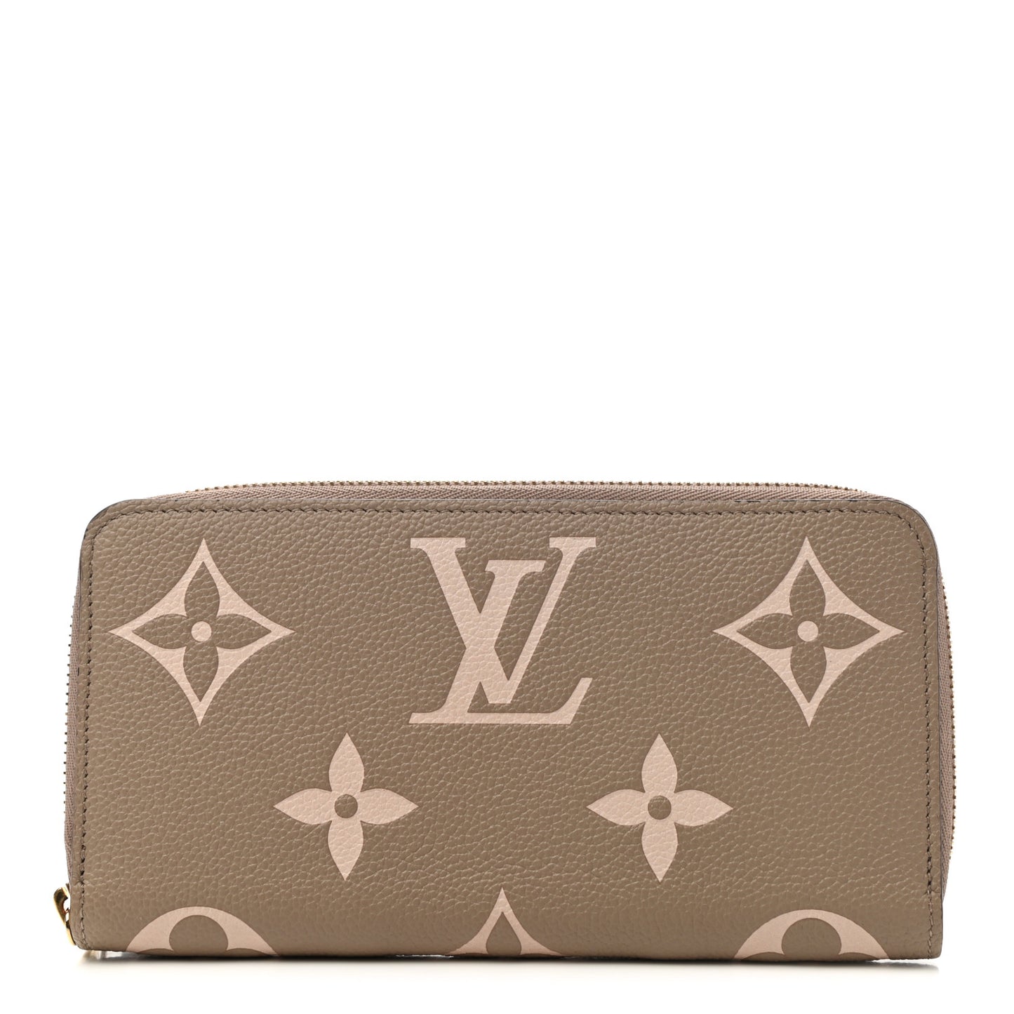 Empreinte Monogram Giant Zippy Wallet Tourterelle Creme