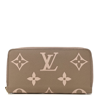 Louis Vuitton Empreinte Monogram Giant Zippy Wallet Tourterelle Creme 1 of 6