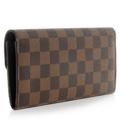Louis Vuitton Damier Ebene Emilie Wallet 3 of 8