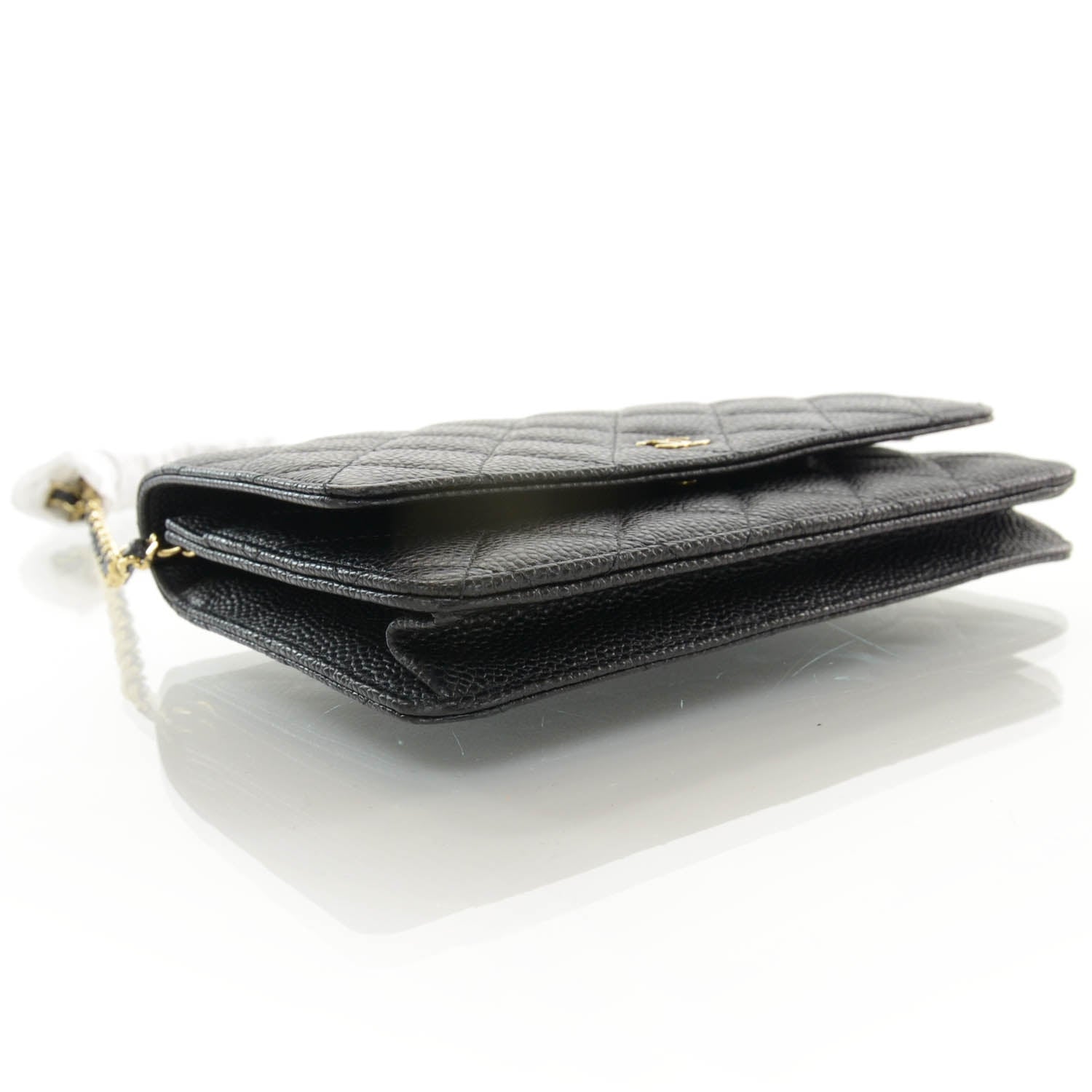 Chanel Caviar Quilted Wallet On Chain WOC Black 4 of 10