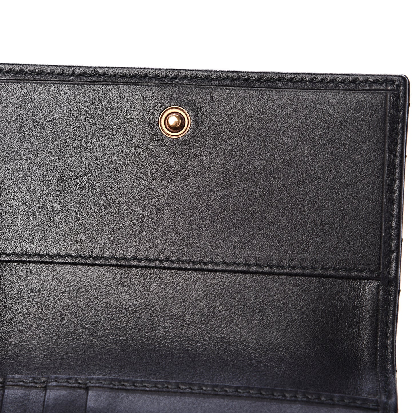 Calfskin Matelasse GG Marmont Wallet Black
