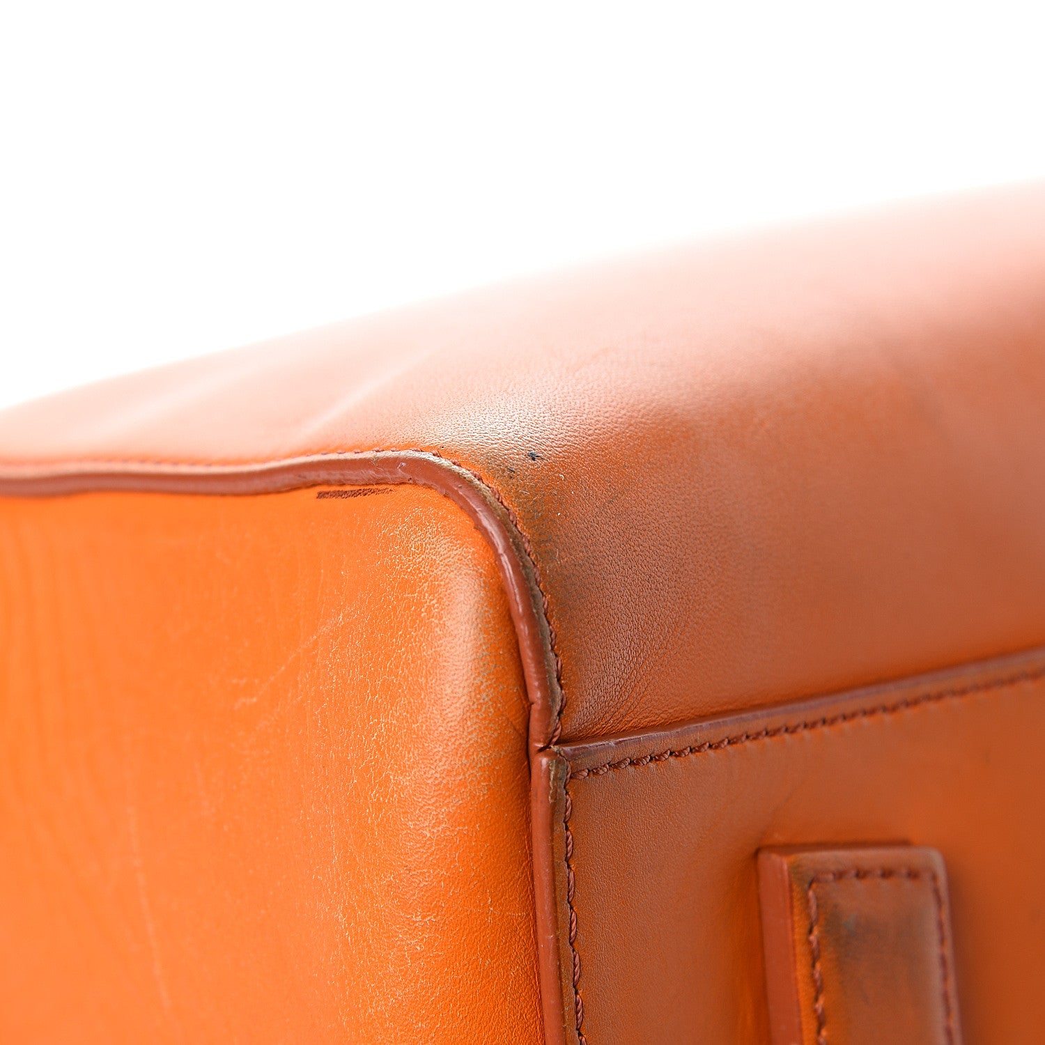 Givenchy Smooth Calfskin Medium Bi-Color Antigona Orange Beige 13 of 17