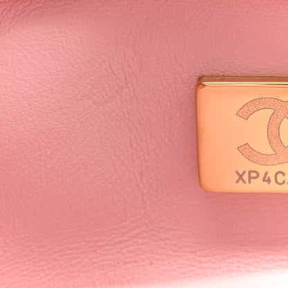 Chanel Lambskin Quilted Mini Color Match Flap Light Pink 7 of 10
