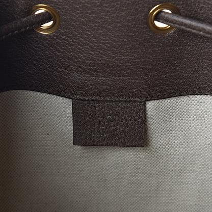 Gucci GG Supreme Monogram Web Ophidia Bucket Bag Brown 6 of 9