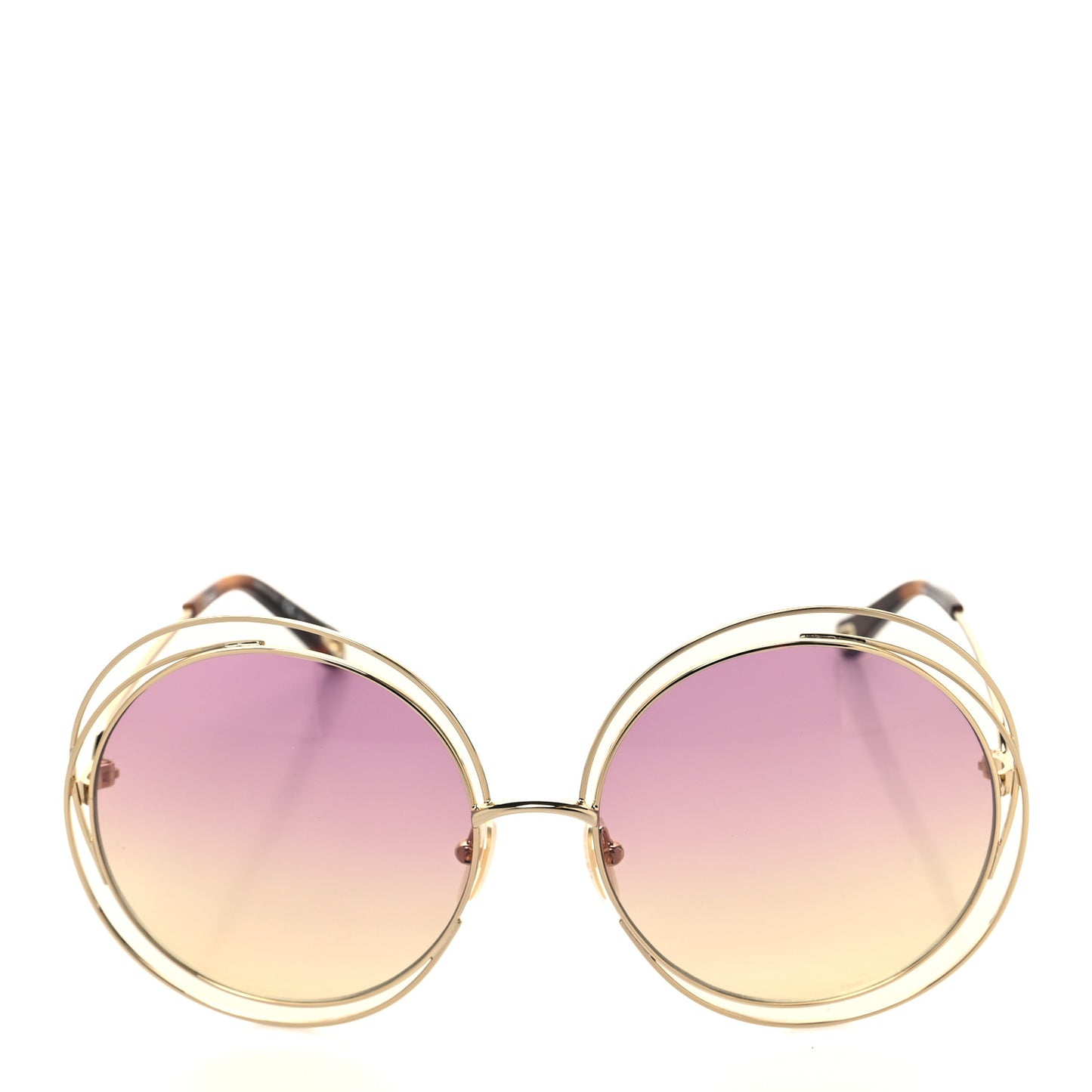 Oversize Round Carlina Oversized Round Sunglasses CE114S Silver