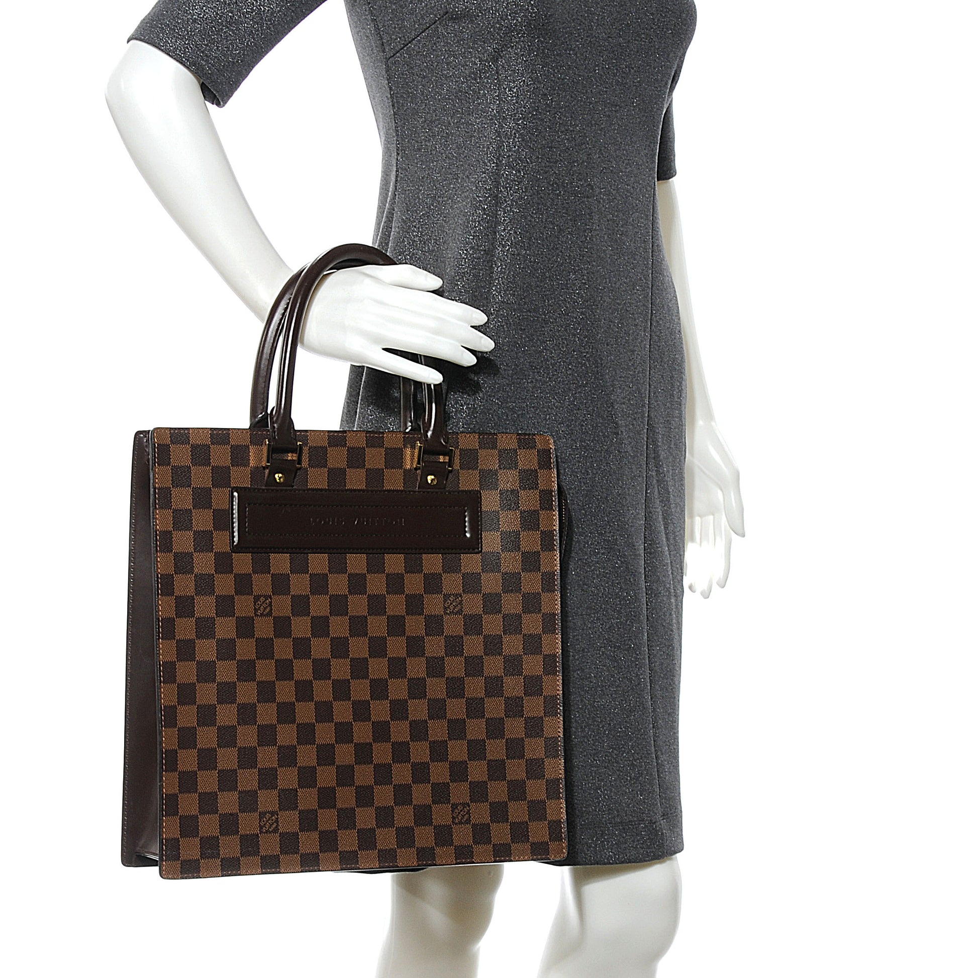 Louis Vuitton Damier Venice Sac Plat GM 2 of 8