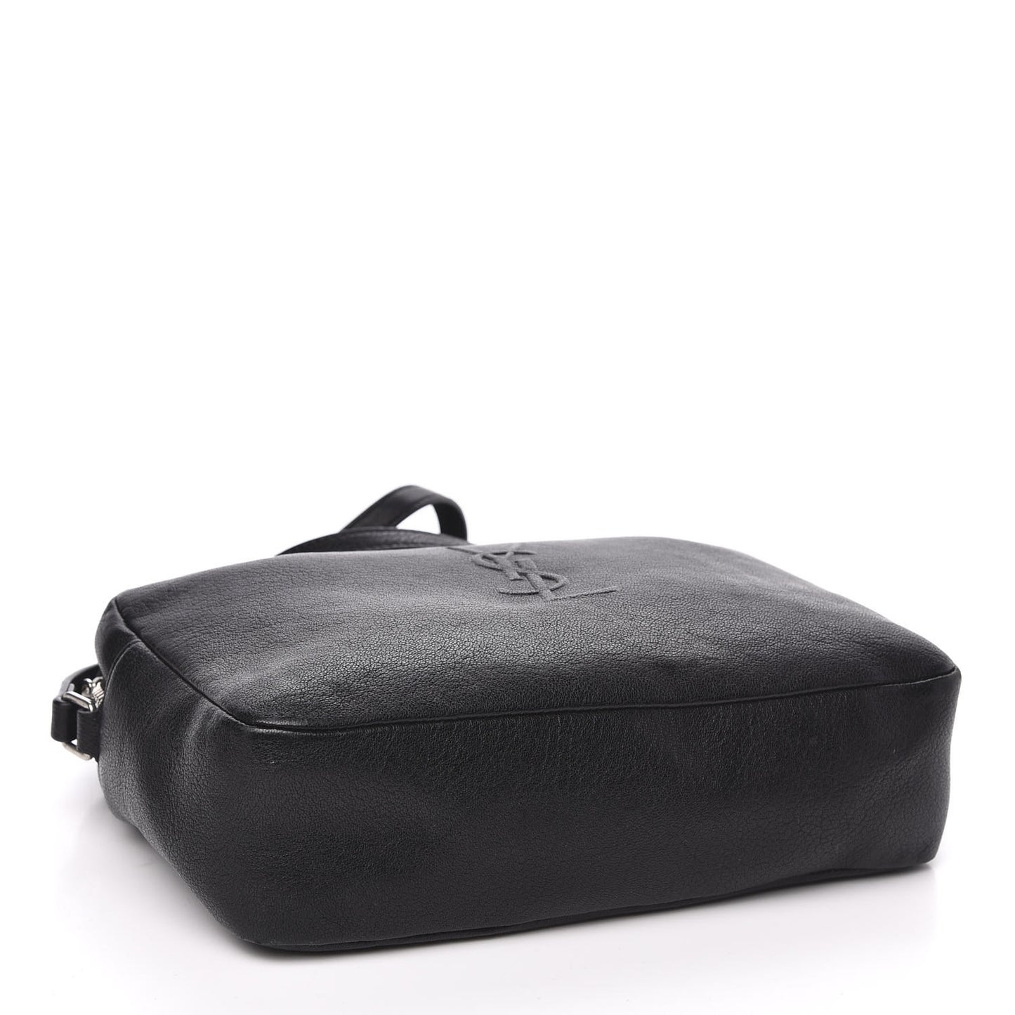 Lambskin Monogram Small Lou Camera Bag Black