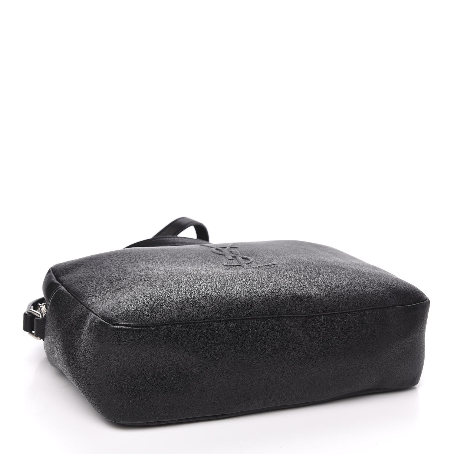 Saint Laurent Lambskin Monogram Small Lou Camera Bag Black 3 of 11