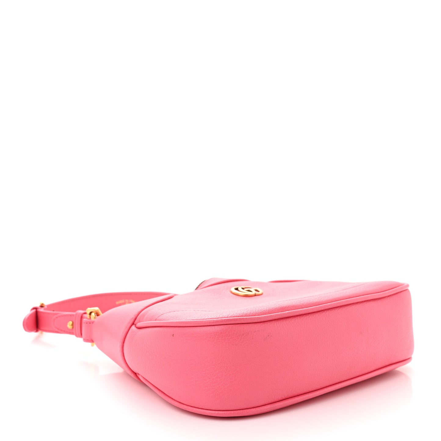 Goatskin Small Aphrodite Shoulder Bag Rhodamine Pink