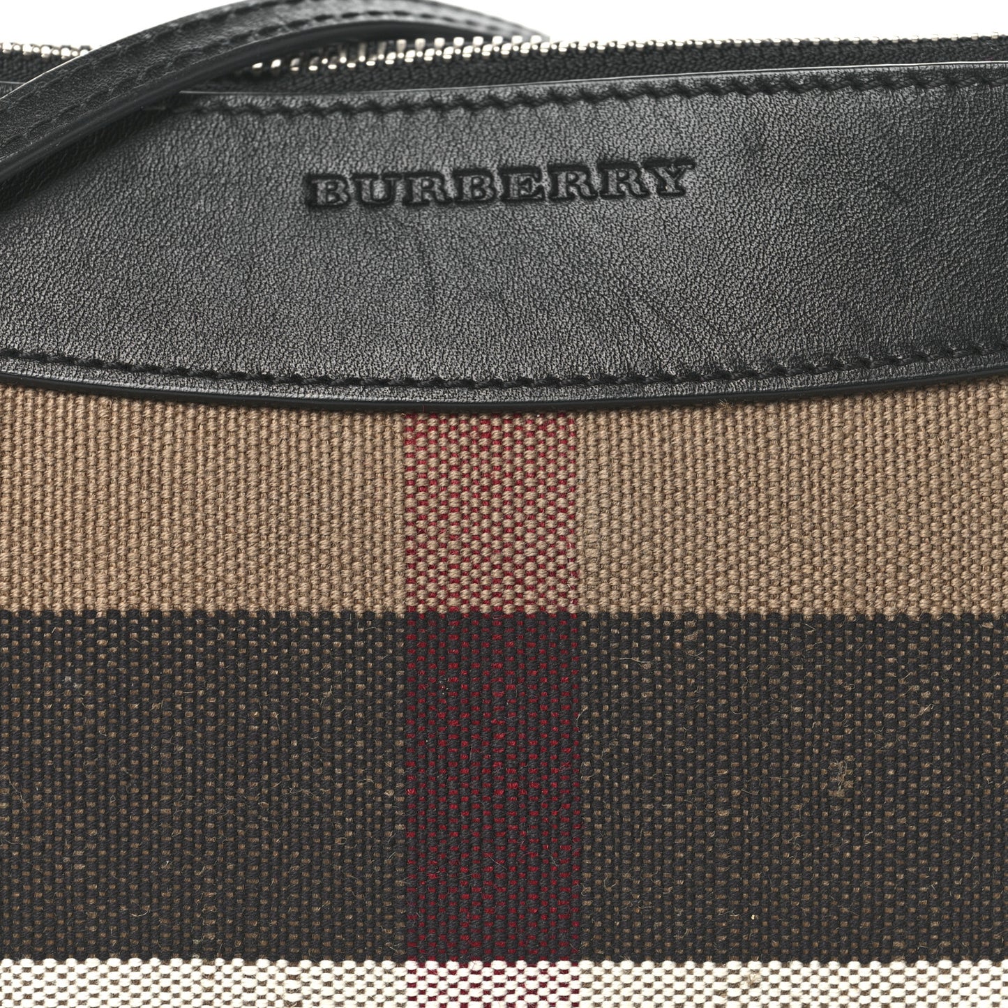 Mega Check Peyton Crossbody Clutch Bag Black